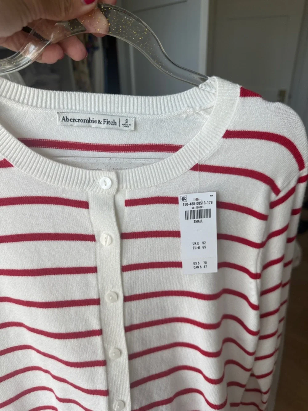 Abercrombie & Fitch striped cardigan - Picture 3 of 3